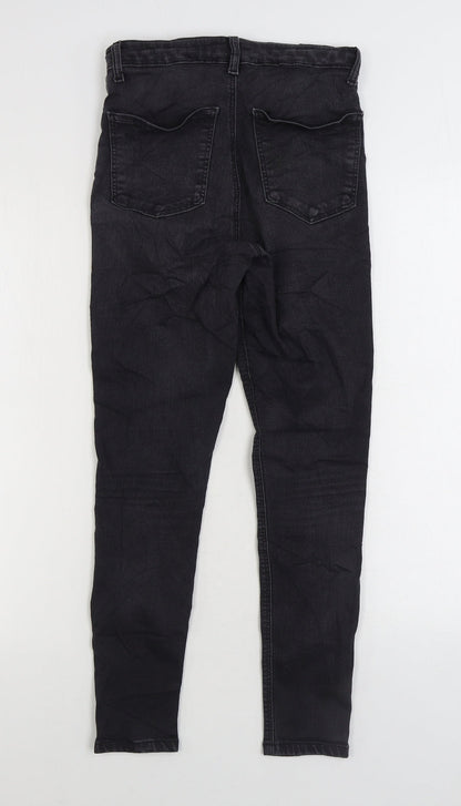 Mens UK Size 28 in Topshop Regular Fit Skinny Black Jeans