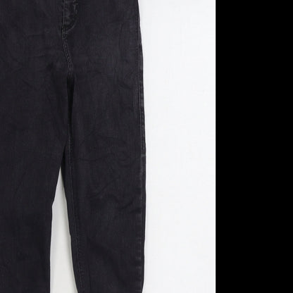 Mens UK Size 28 in Topshop Regular Fit Skinny Black Jeans