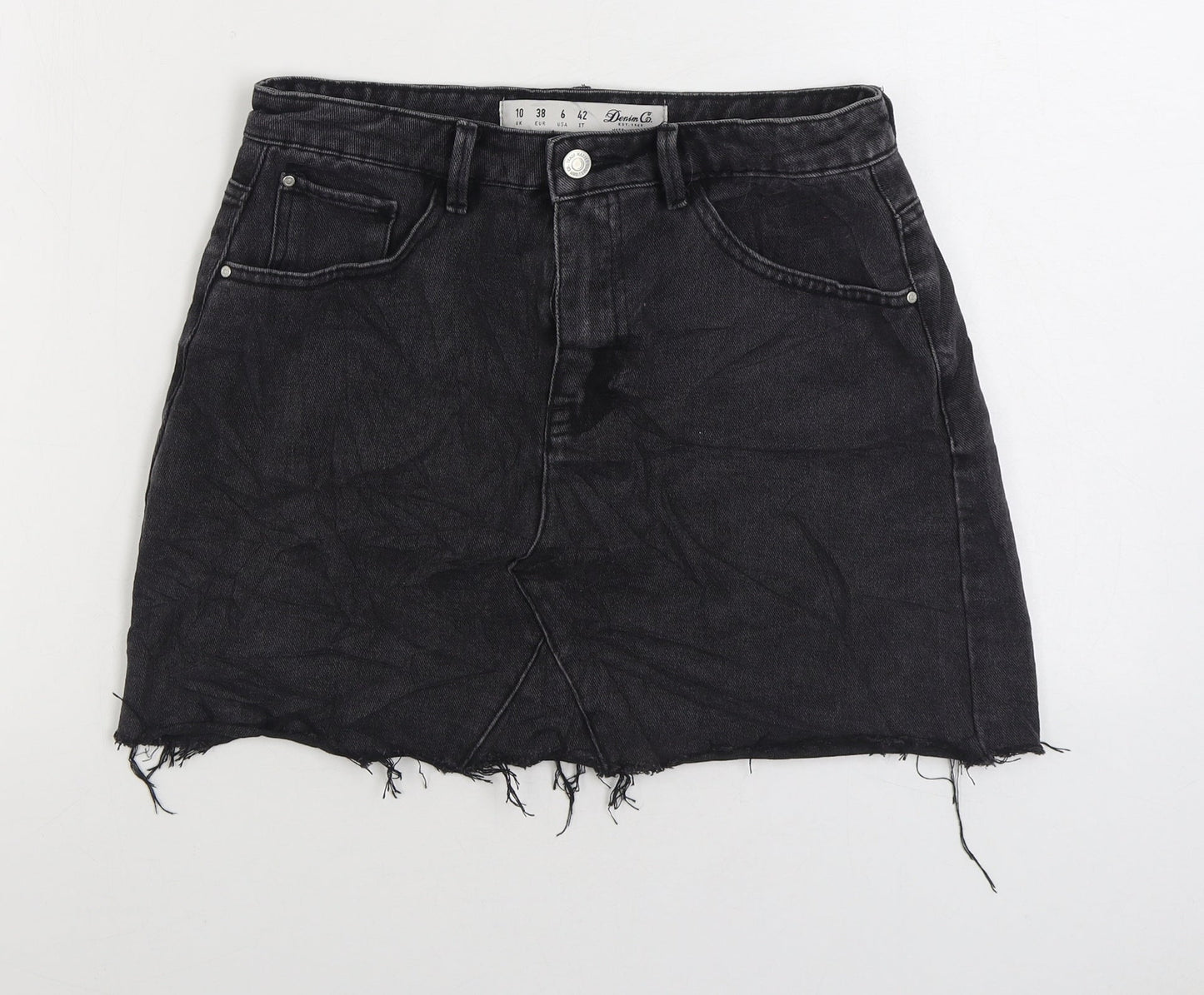 Womens UK Size 10 Denim & Co. Maxi Denim Skirt