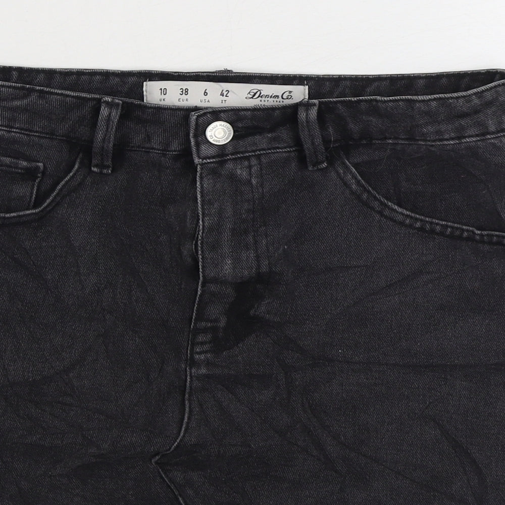 Womens UK Size 10 Denim & Co. Maxi Denim Skirt