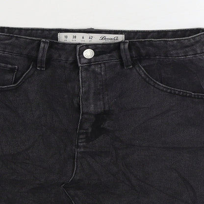 Womens UK Size 10 Denim & Co. Maxi Denim Skirt