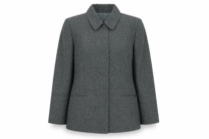 BHS Womens Grey Jacket Size 14 Button