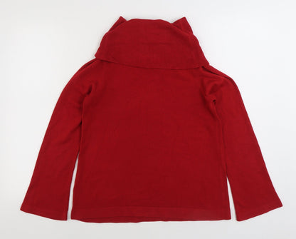 Womens UK Size 10 Marks and Spencer Red Pullover Jumper