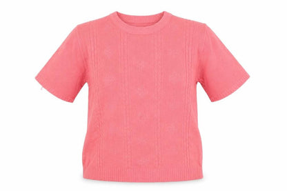 Womens UK Size S Pure and Natural Pink Pullover Jumper