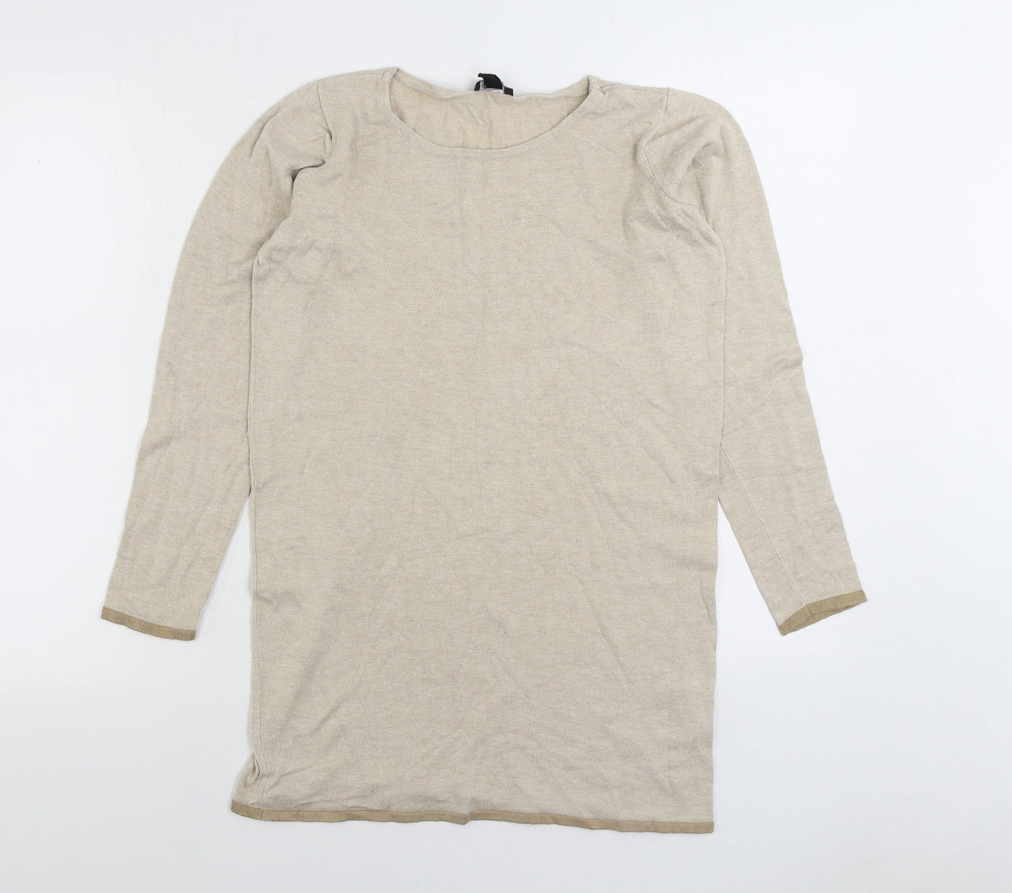 Womens UK Size S ESMARA Beige Pullover Jumper