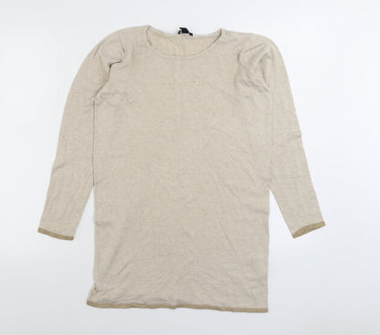 Womens UK Size S ESMARA Beige Pullover Jumper
