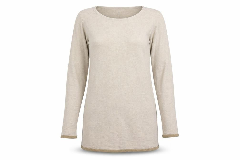 Womens UK Size S ESMARA Beige Pullover Jumper