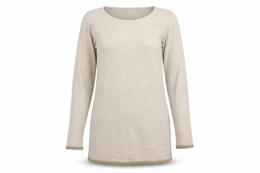 Womens UK Size S ESMARA Beige Pullover Jumper