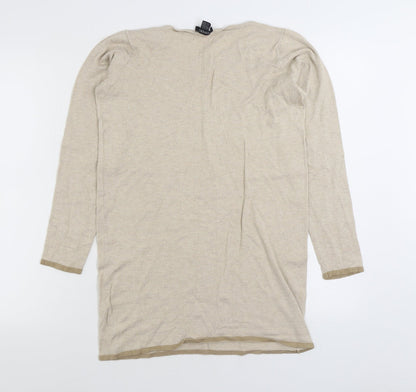 Womens UK Size S ESMARA Beige Pullover Jumper