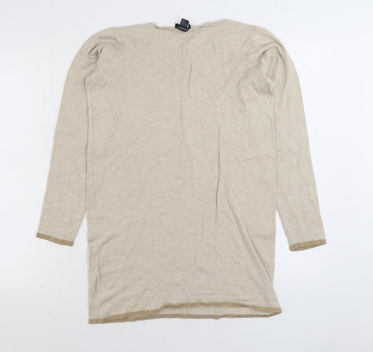 Womens UK Size S ESMARA Beige Pullover Jumper