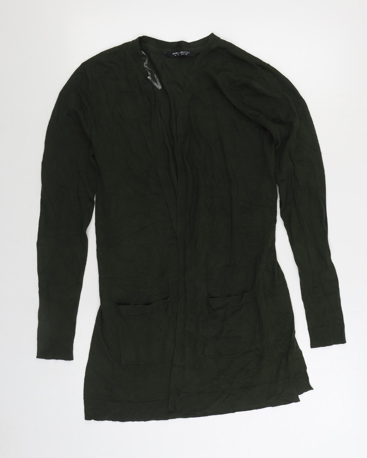 Womens UK Size 12 Select Green Cardigan Jumper