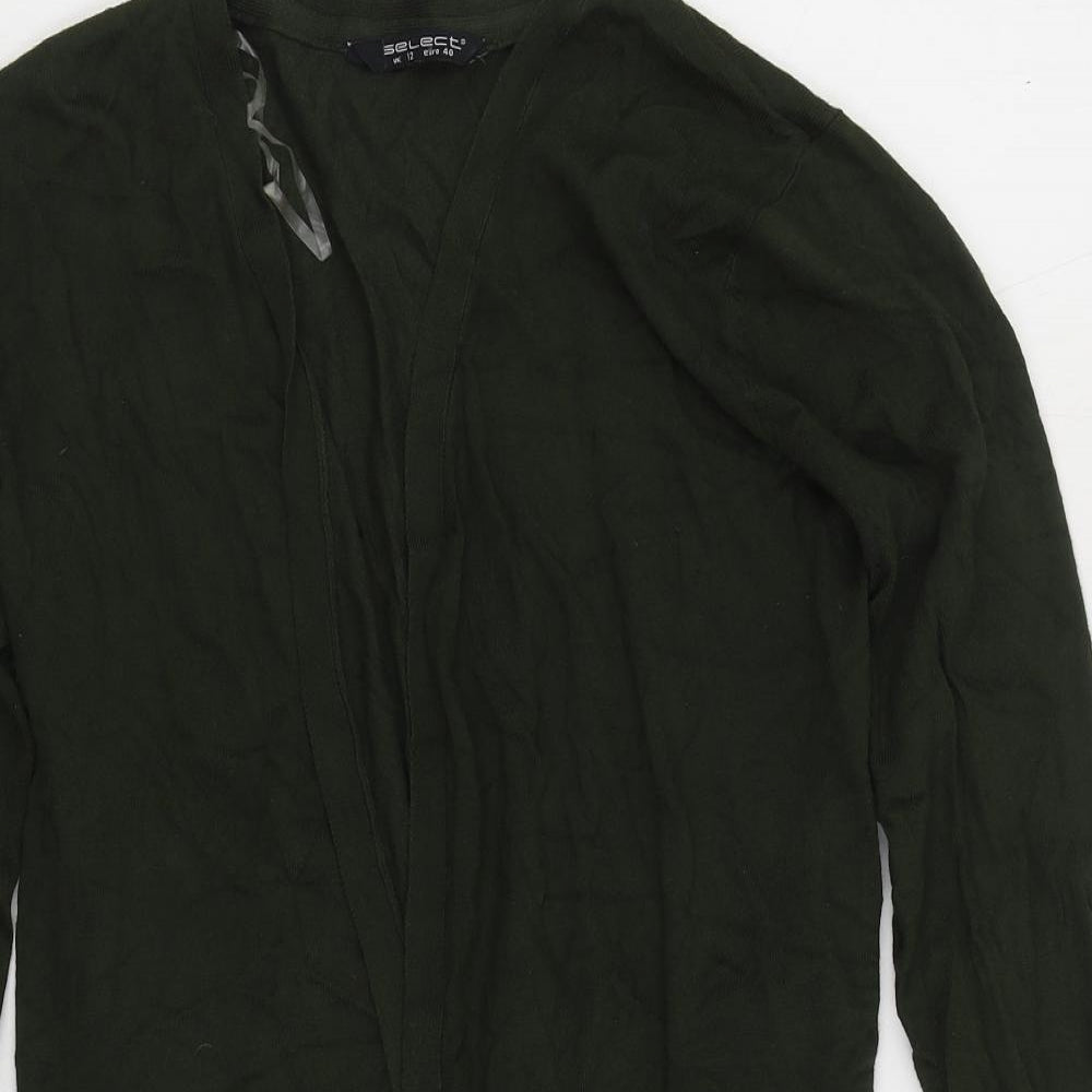 Womens UK Size 12 Select Green Cardigan Jumper