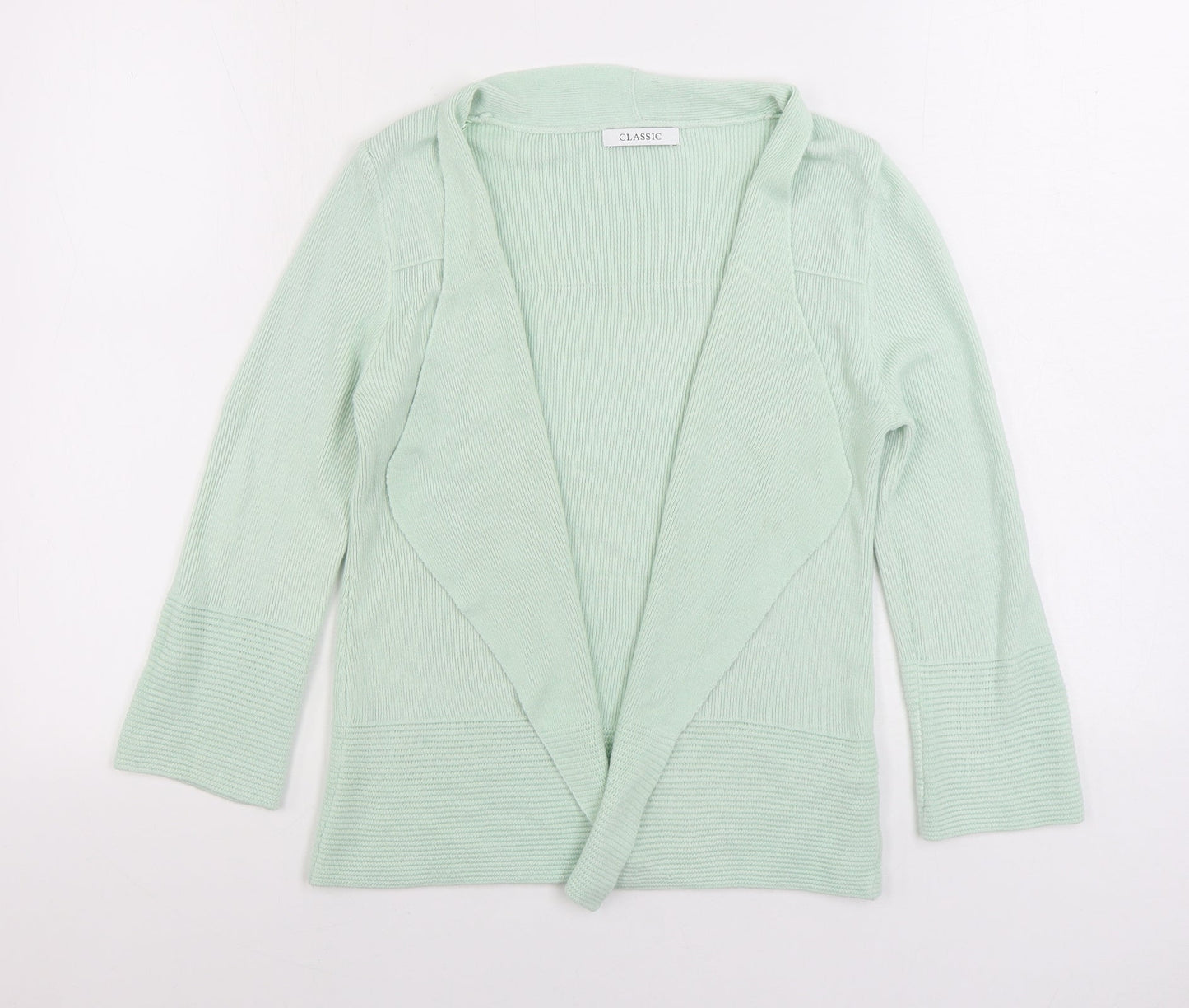 Womens UK Size 8 Marks and Spencer Green Cardigan Jumper