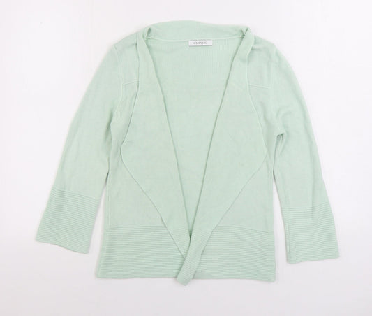 Womens UK Size 8 Marks and Spencer Green Cardigan Jumper