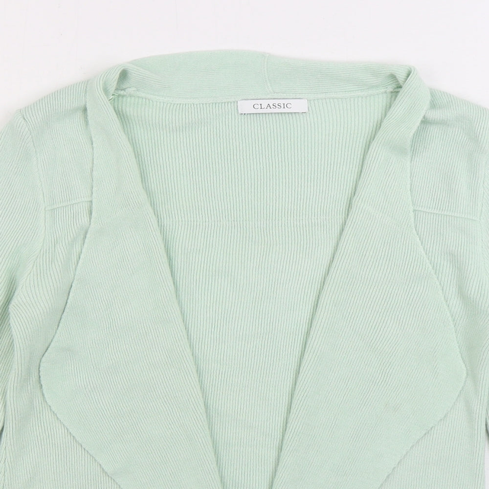 Womens UK Size 8 Marks and Spencer Green Cardigan Jumper