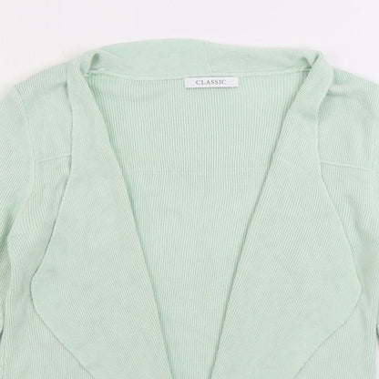 Womens UK Size 8 Marks and Spencer Green Cardigan Jumper