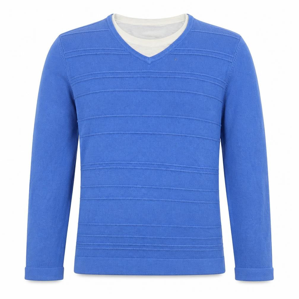 Mens UK Size S BHS Blue Pullover Jumper