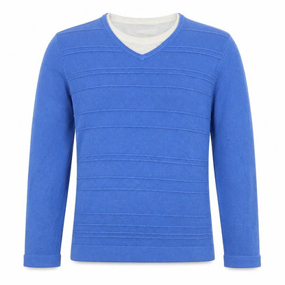 Mens UK Size S BHS Blue Pullover Jumper