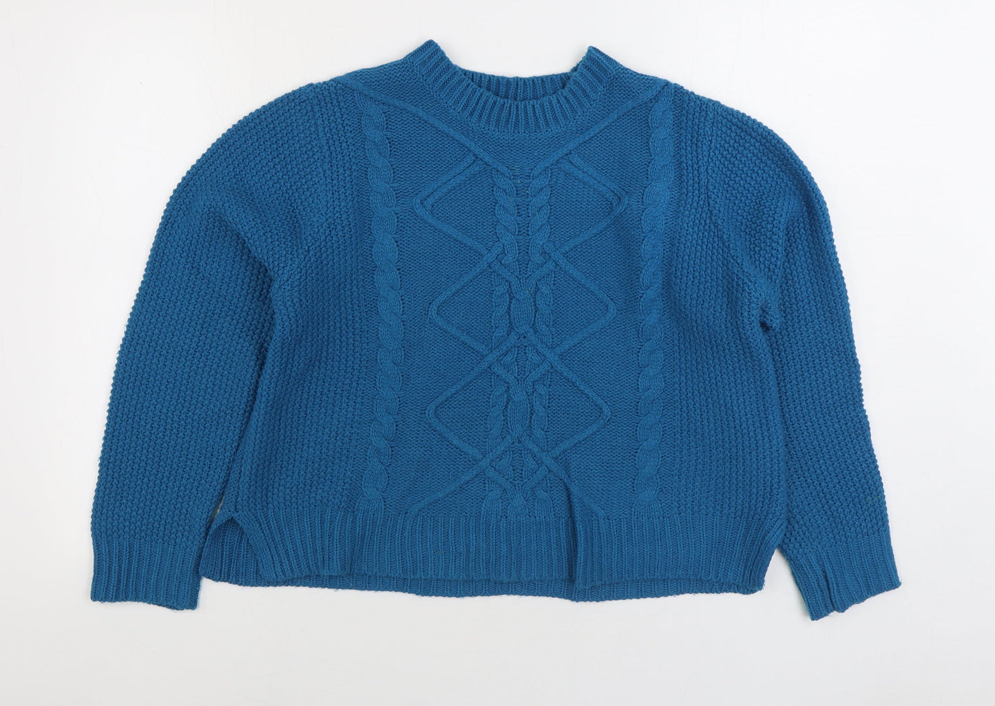 Womens UK Size L Oasis Blue Pullover Jumper