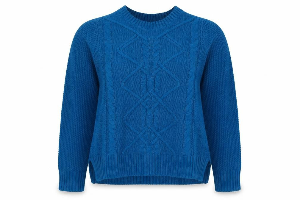 Womens UK Size L Oasis Blue Pullover Jumper