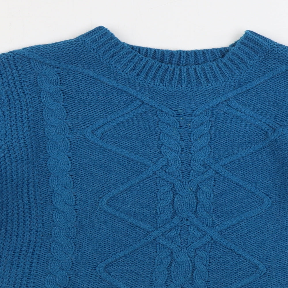 Womens UK Size L Oasis Blue Pullover Jumper