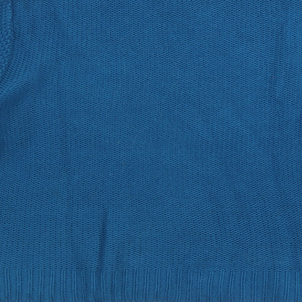 Womens UK Size L Oasis Blue Pullover Jumper