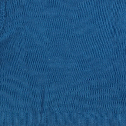 Womens UK Size L Oasis Blue Pullover Jumper