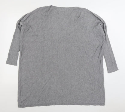 Womens UK Size M Paramour Grey Pullover Jumper