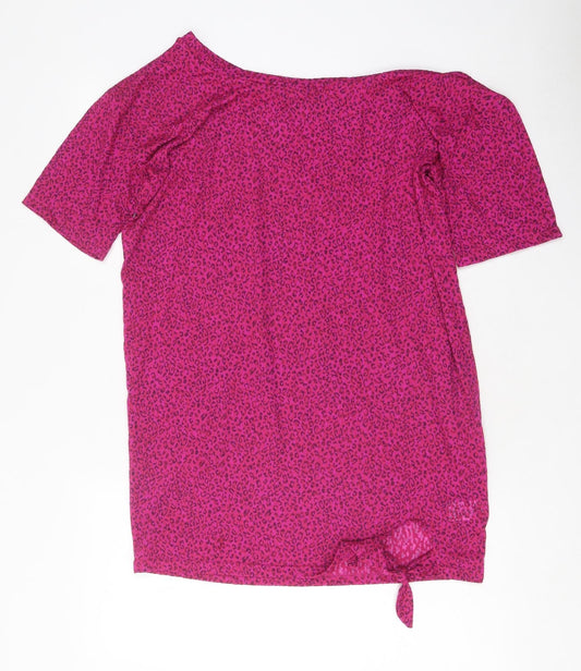 Womens UK Size 8 NEXT Pink Basic T-Shirt