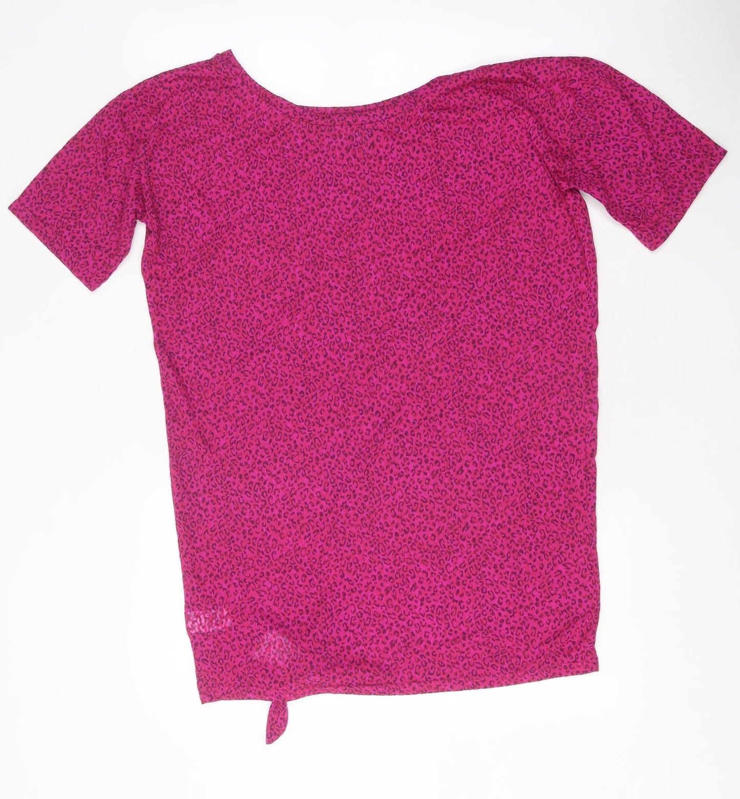 Womens UK Size 8 NEXT Pink Basic T-Shirt