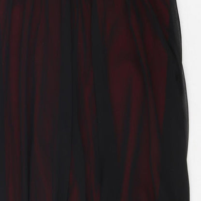 Izabel Womens Red Polyester Bodycon Size 10 Sweetheart Zip