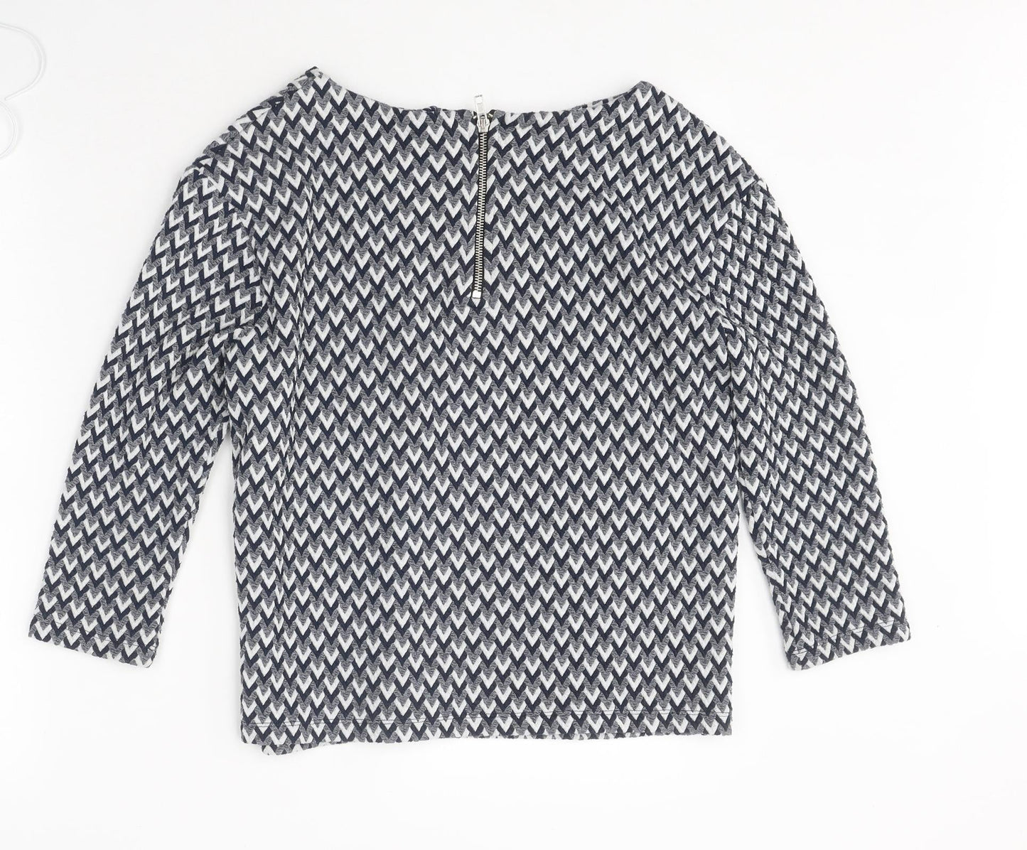Womens UK Size 8 River Island Multicoloured Basic Blouse