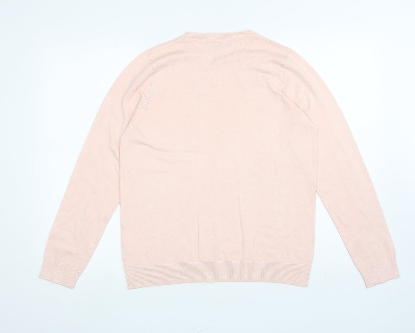 Womens UK Size 14 Preworn Pink Pullover Jumper