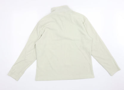 Womens UK Size 14 Hi Gear Ivory Henley Jumper