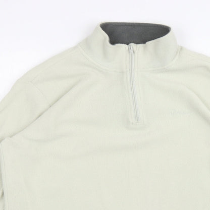 Womens UK Size 14 Hi Gear Ivory Henley Jumper
