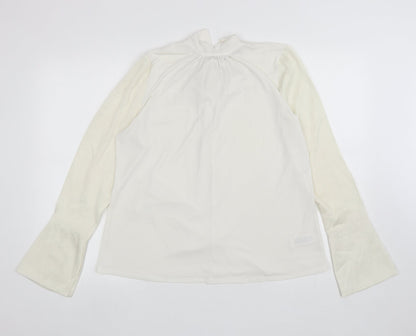 Womens UK Size 16 NEXT Ivory Basic Blouse
