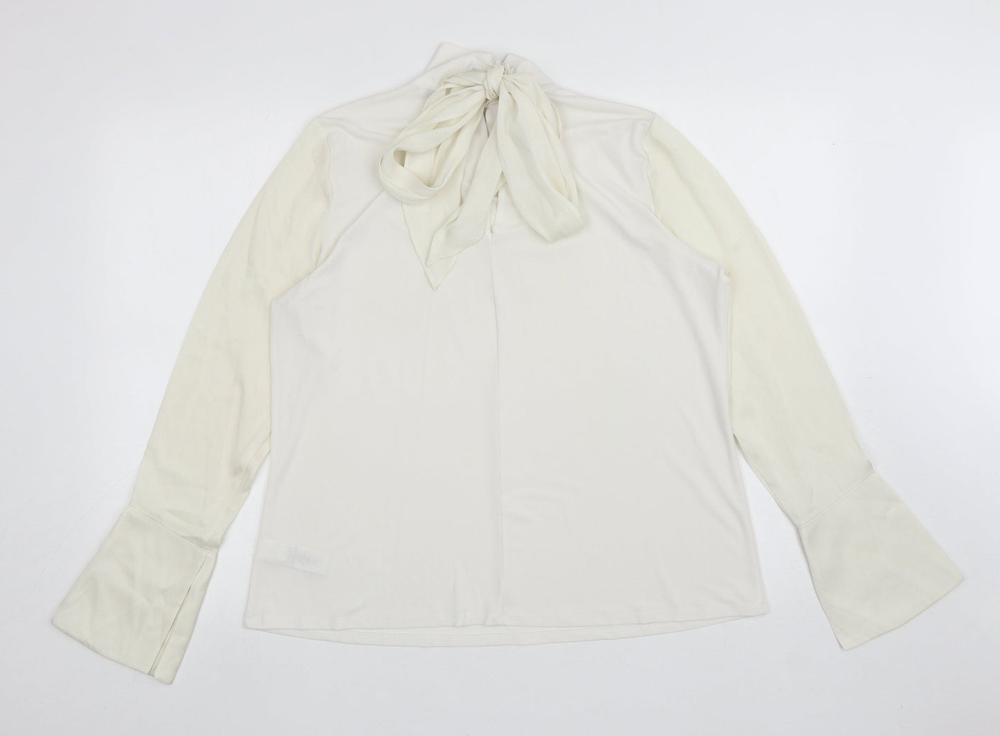 Womens UK Size 16 NEXT Ivory Basic Blouse