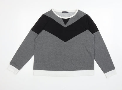 Womens UK Size 16 Marks and Spencer Grey Pullover Sweatshirt