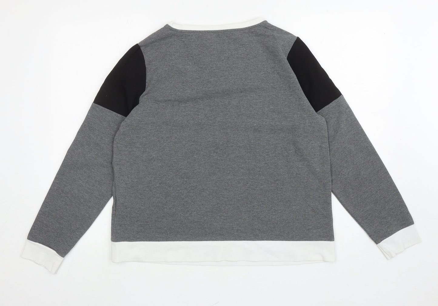 Womens UK Size 16 Marks and Spencer Grey Pullover Sweatshirt