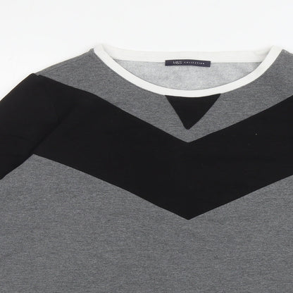 Womens UK Size 16 Marks and Spencer Grey Pullover Sweatshirt