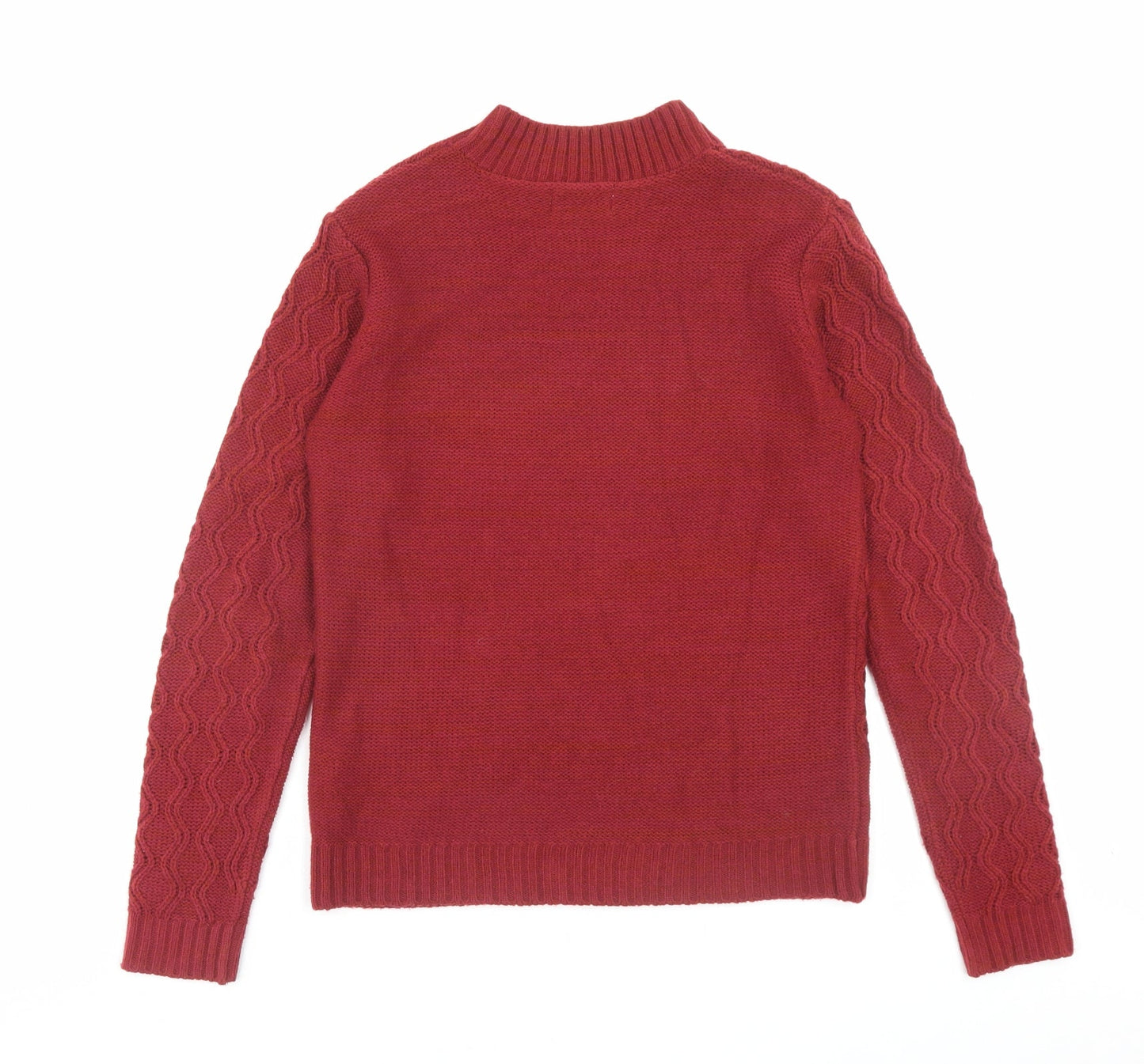 Womens UK Size S Matalan Red Pullover Jumper