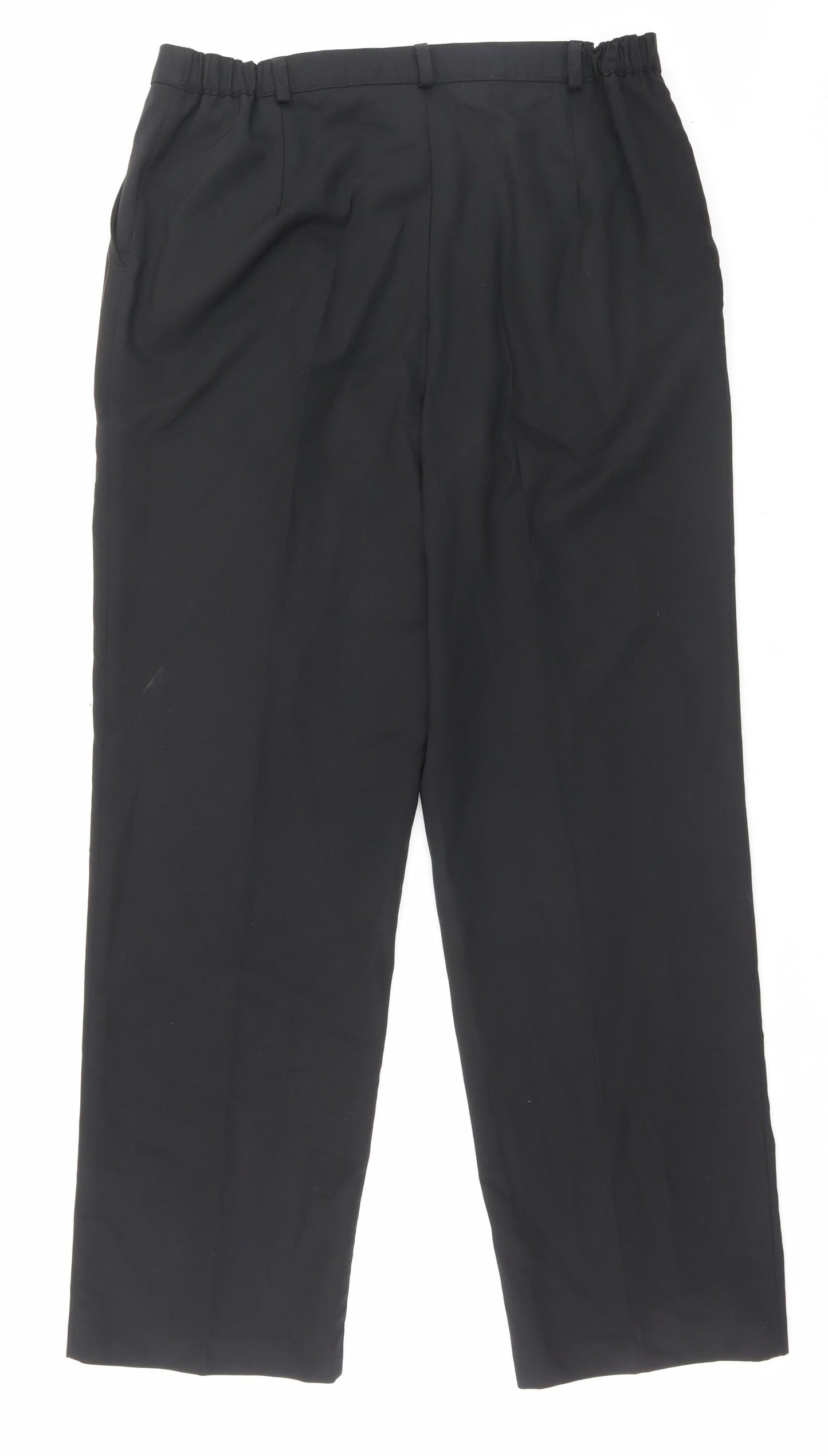 Womens UK Size 16 Country Collection Regular Fit  Black Trousers