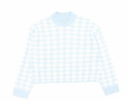 Womens UK Size M H&M Blue Pullover Jumper