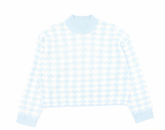 Womens UK Size M H&M Blue Pullover Jumper