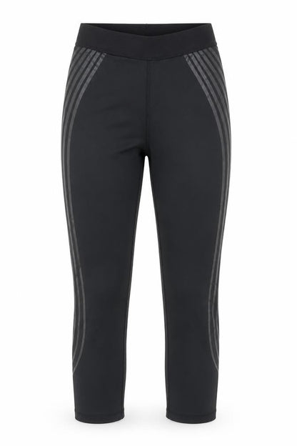 Primark Womens Black Polyamide Cropped Leggings Size 4 L15 in Regular Pullover