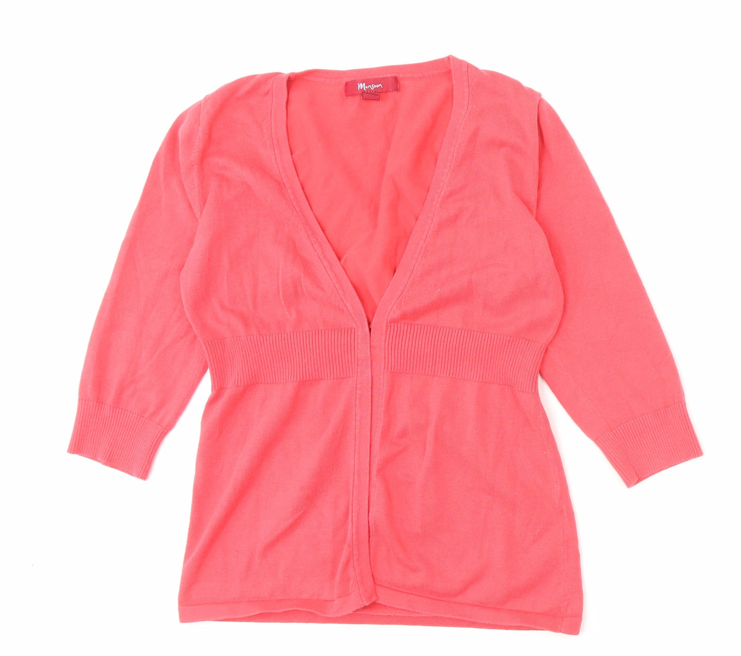 Womens UK Size 10 Monsoon Pink Cardigan Jumper