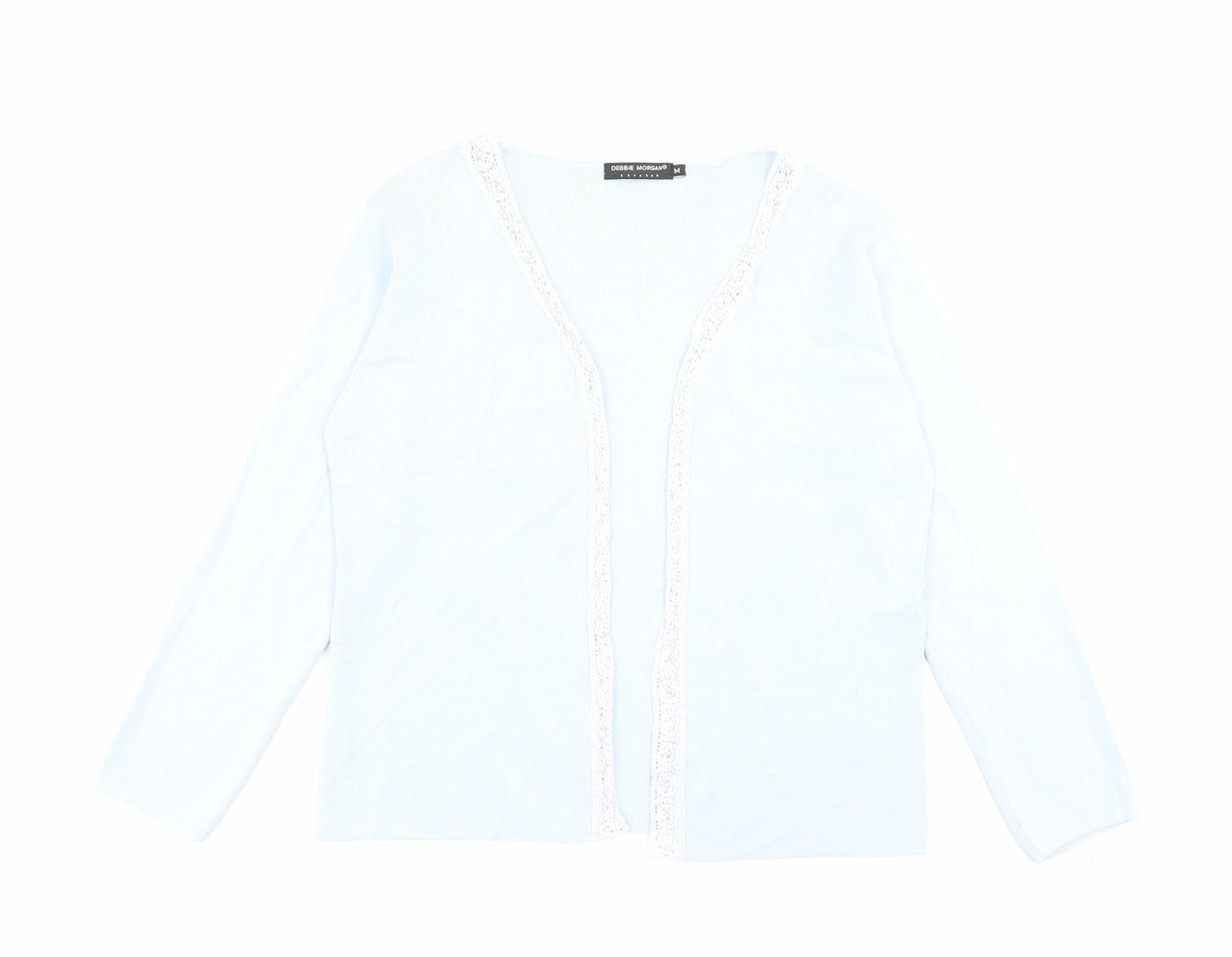 Womens UK Size M Debbie Morgan Blue Cardigan Jumper