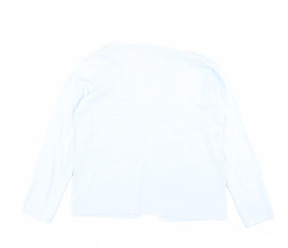 Womens UK Size M Debbie Morgan Blue Cardigan Jumper