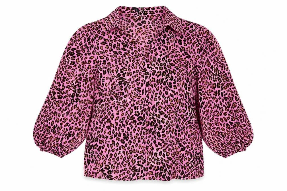 Womens UK Size 8 Marks and Spencer Pink Basic Button-Up