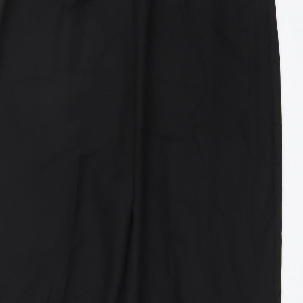 Womens UK Size 10 Per Una Regular Fit  Black Trousers